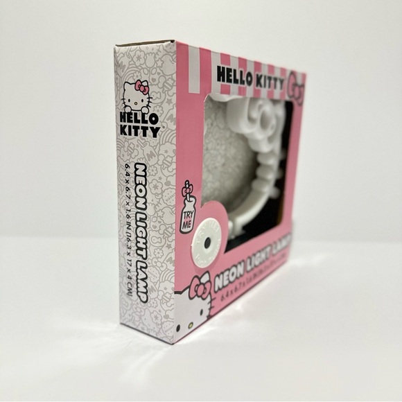 Hello Kitty Neon Light Lamp Decorative Night Light 6.4 x 6.7 x 1.6 Inches - Picture 3 of 9